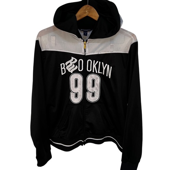 Rocawear Brooklyn 99 Full Zip Hoodie Jacket Mens 1X Black White - Picture 1 of 6